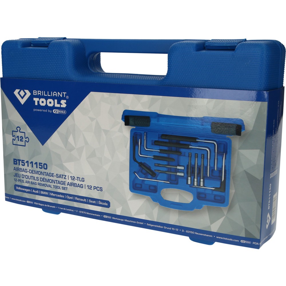 Produktabbildung Nr. 10: BRILLIANT TOOLS Airbag-Demontage-Satz, 12-tlg