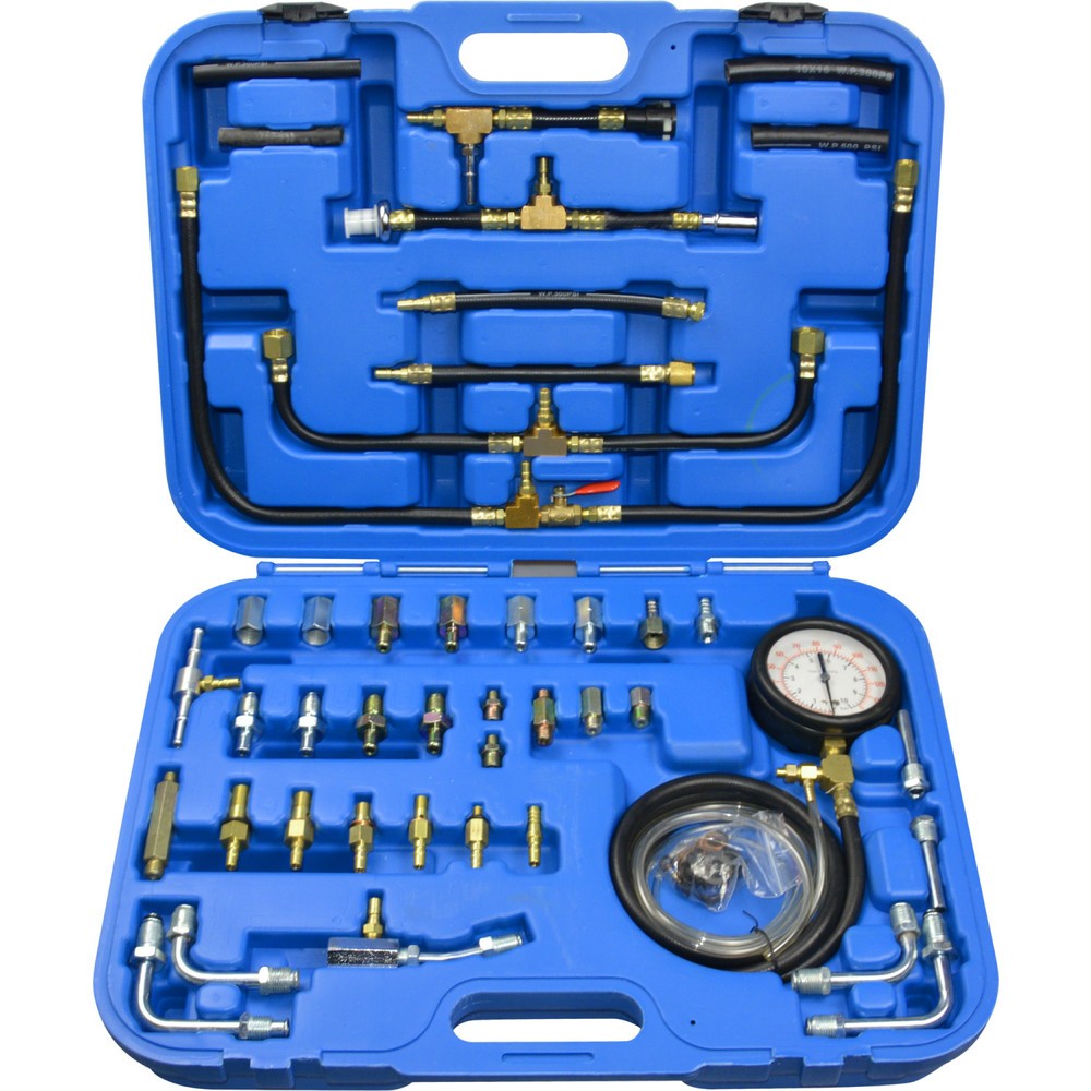Produktabbildung Nr. 1: BRILLIANT TOOLS Benzindruck-Prüfer-Satz, 0 - 8 bar, 44-tlg