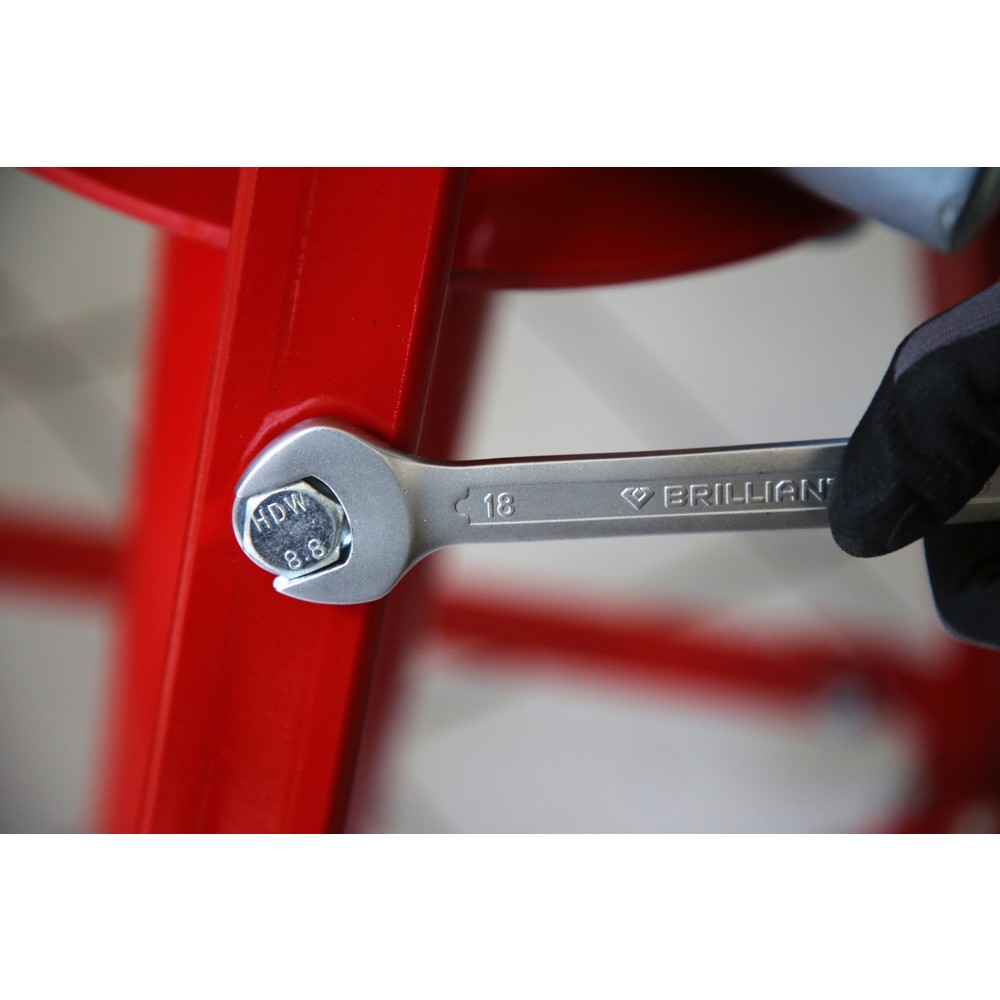 Produktabbildung Nr. 8: BRILLIANT TOOLS Doppel-Maulschlüssel, 18 x 19 mm