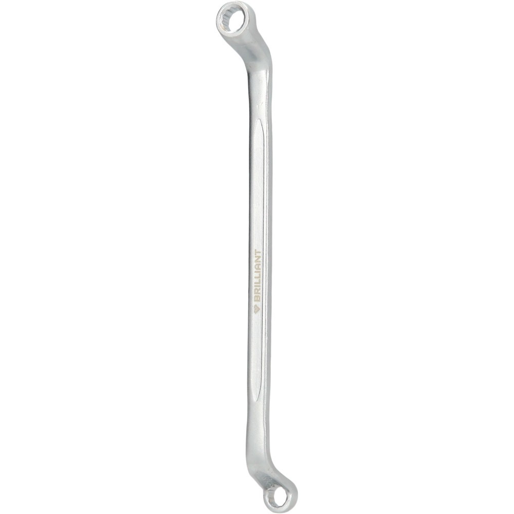 Produktabbildung: BRILLIANT TOOLS Doppel-Ringschlüssel, gekröpft, 21 x 23 mm