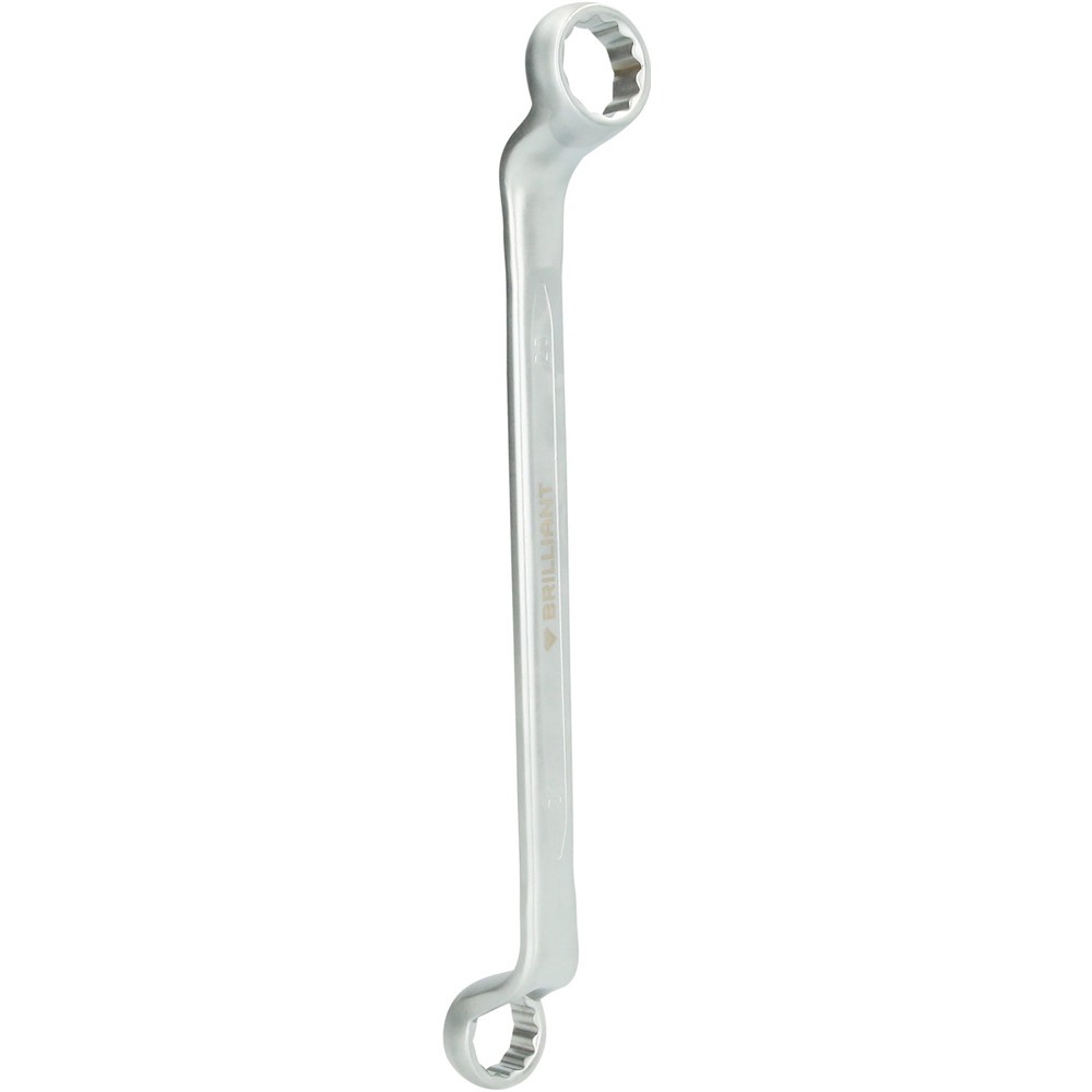 Produktabbildung Nr. 2: BRILLIANT TOOLS Doppel-Ringschlüssel, gekröpft, 21 x 23 mm