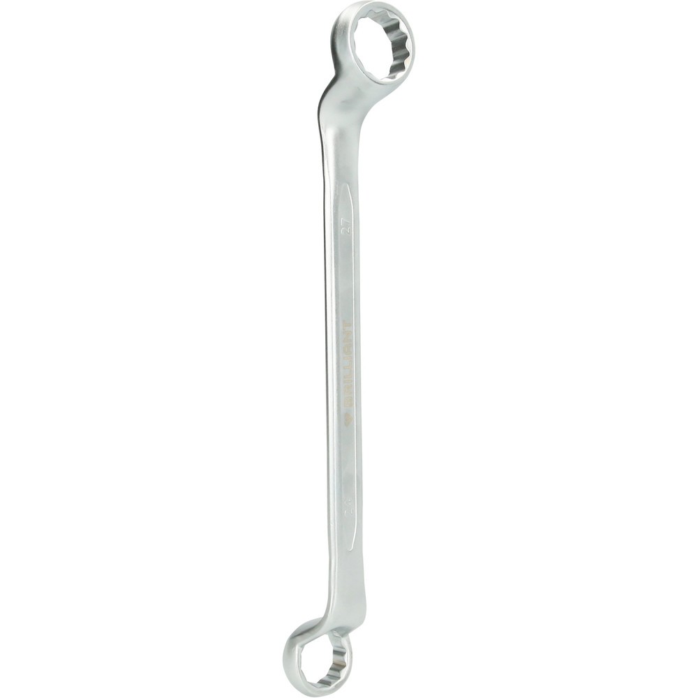 Produktabbildung Nr. 2: BRILLIANT TOOLS Doppel-Ringschlüssel, gekröpft, 24 x 27 mm