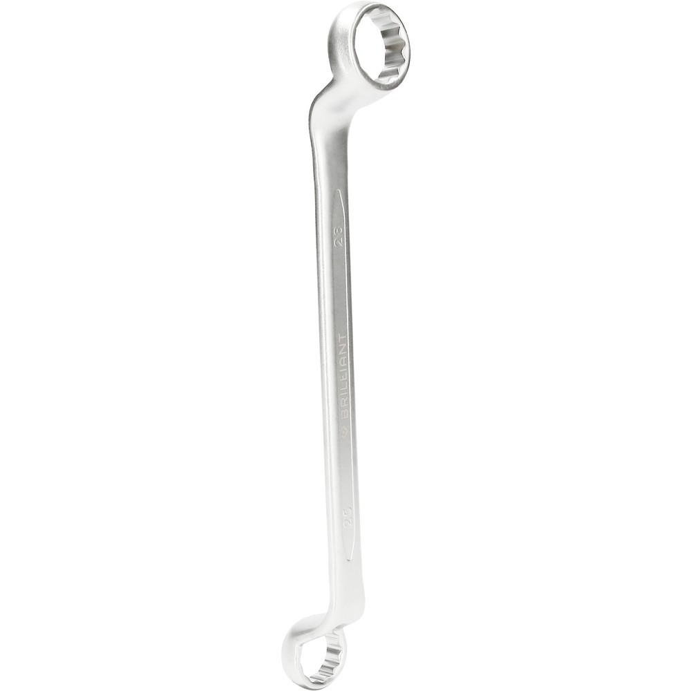 Produktabbildung Nr. 2: BRILLIANT TOOLS Doppel-Ringschlüssel, gekröpft, 25 x 28 mm