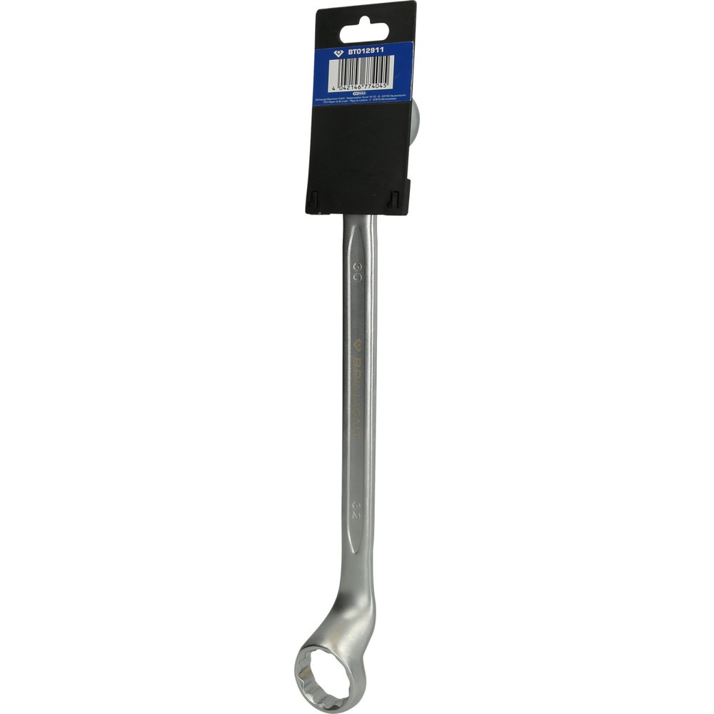 Produktabbildung Nr. 8: BRILLIANT TOOLS Doppel-Ringschlüssel, gekröpft, 30 x 32 mm