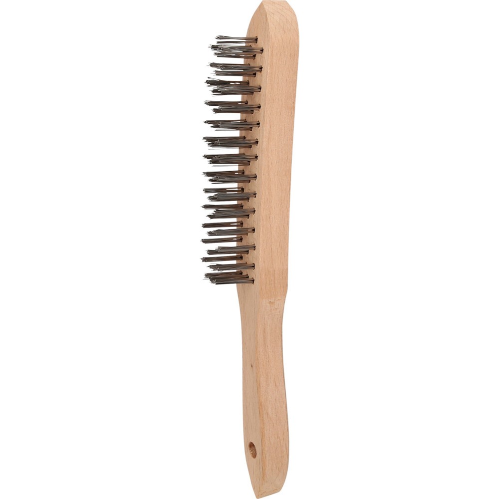 Produktabbildung Nr. 1: BRILLIANT TOOLS Edelstahl-Handdrahtbürste 3-reihig, 290mm