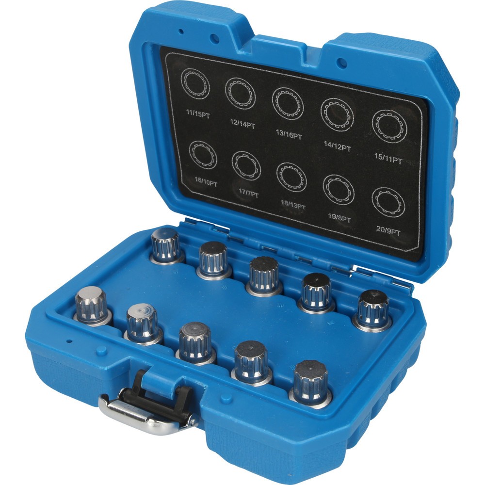Produktabbildung Nr. 1: BRILLIANT TOOLS Felgenschloss-Sortiment für BMW, 10-tlg