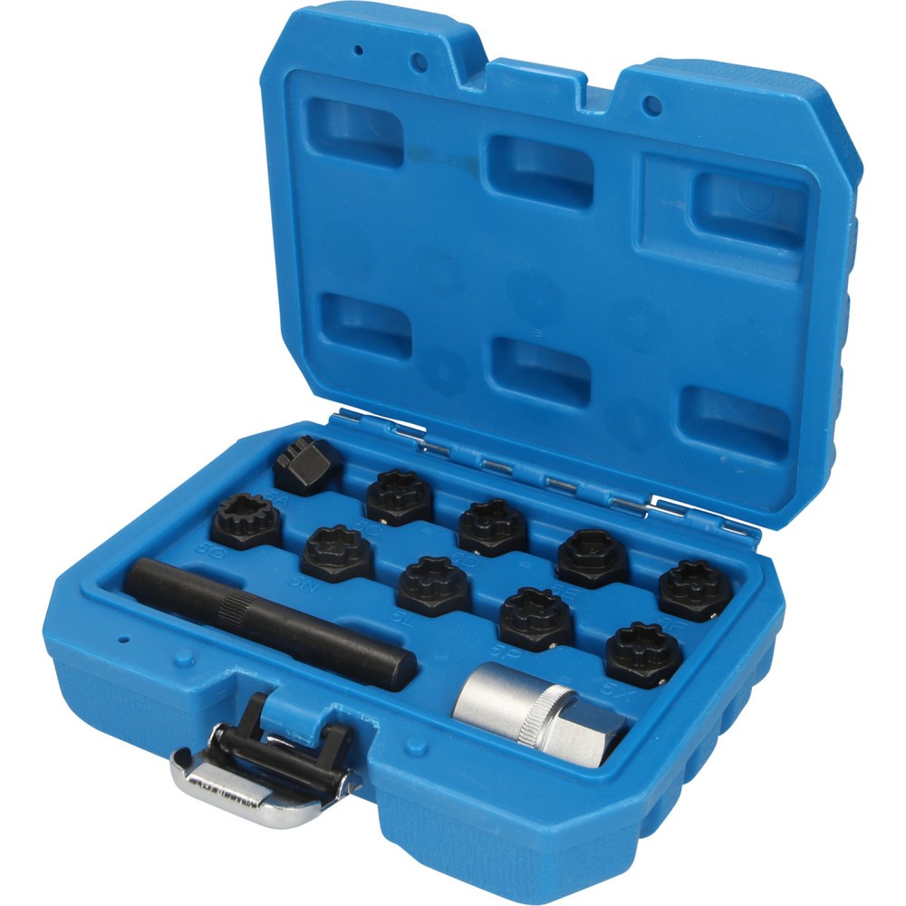 Produktabbildung Nr. 1: BRILLIANT TOOLS Felgenschloss-Sortiment für Mercedes, 12-tlg