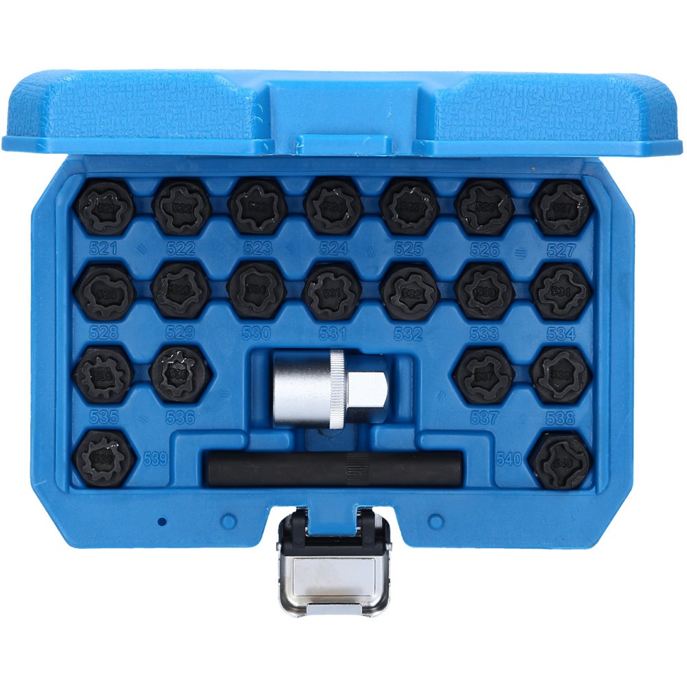Produktabbildung Nr. 8: BRILLIANT TOOLS Felgenschloss-Sortiment für VW, 22-tlg