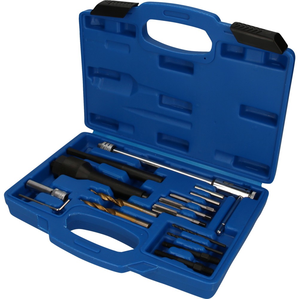 Produktabbildung: BRILLIANT TOOLS Glühkerzen-Ausbau- und Gewinde-Reparatur-Satz, 16-tlg