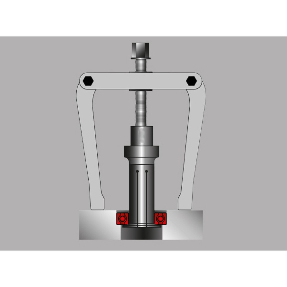 Produktabbildung Nr. 11: BRILLIANT TOOLS Grundloch-Innenlager-Abzieher-Satz, 16-tlg
