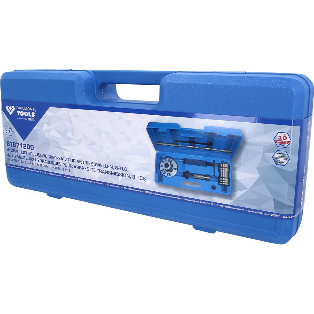 Produktabbildung Nr. 9: BRILLIANT TOOLS Hydraulischer Ausdrücker-Satz für Antriebswellen, 8-tlg