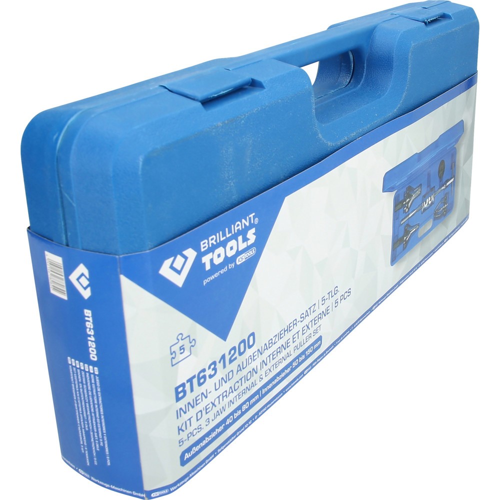 Produktabbildung Nr. 7: BRILLIANT TOOLS Innen- und Außenabzieher-Satz, 5-tlg