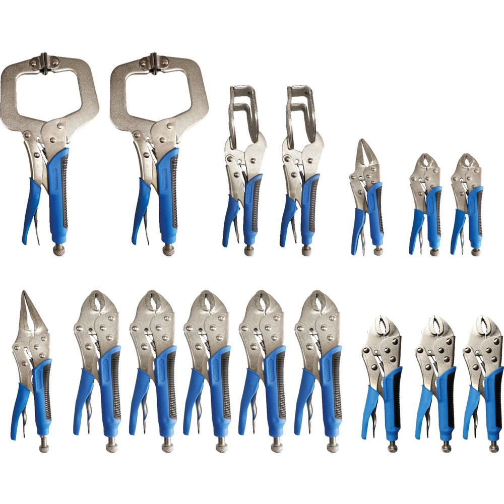 Produktabbildung Nr. 6: BRILLIANT TOOLS Karosserie-Gripzangen-Satz, 16-tlg