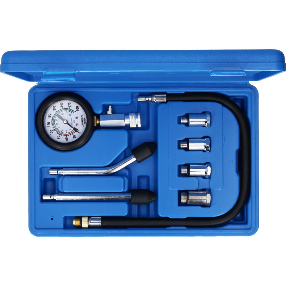 Produktabbildung Nr. 10: BRILLIANT TOOLS Kompressionstester-Satz für Benzin Motoren, 8-tlg