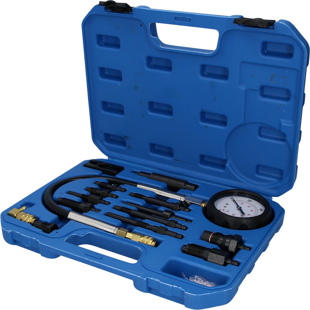 Produktabbildung Nr. 1: BRILLIANT TOOLS Kompressionstester-Satz für Diesel Motoren, 15-tlg