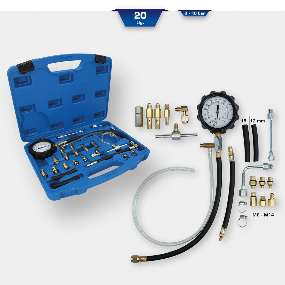 Produktabbildung Nr. 12: BRILLIANT TOOLS Kraftstoff-Einspritzsystem-Tester-Satz, 20-tlg