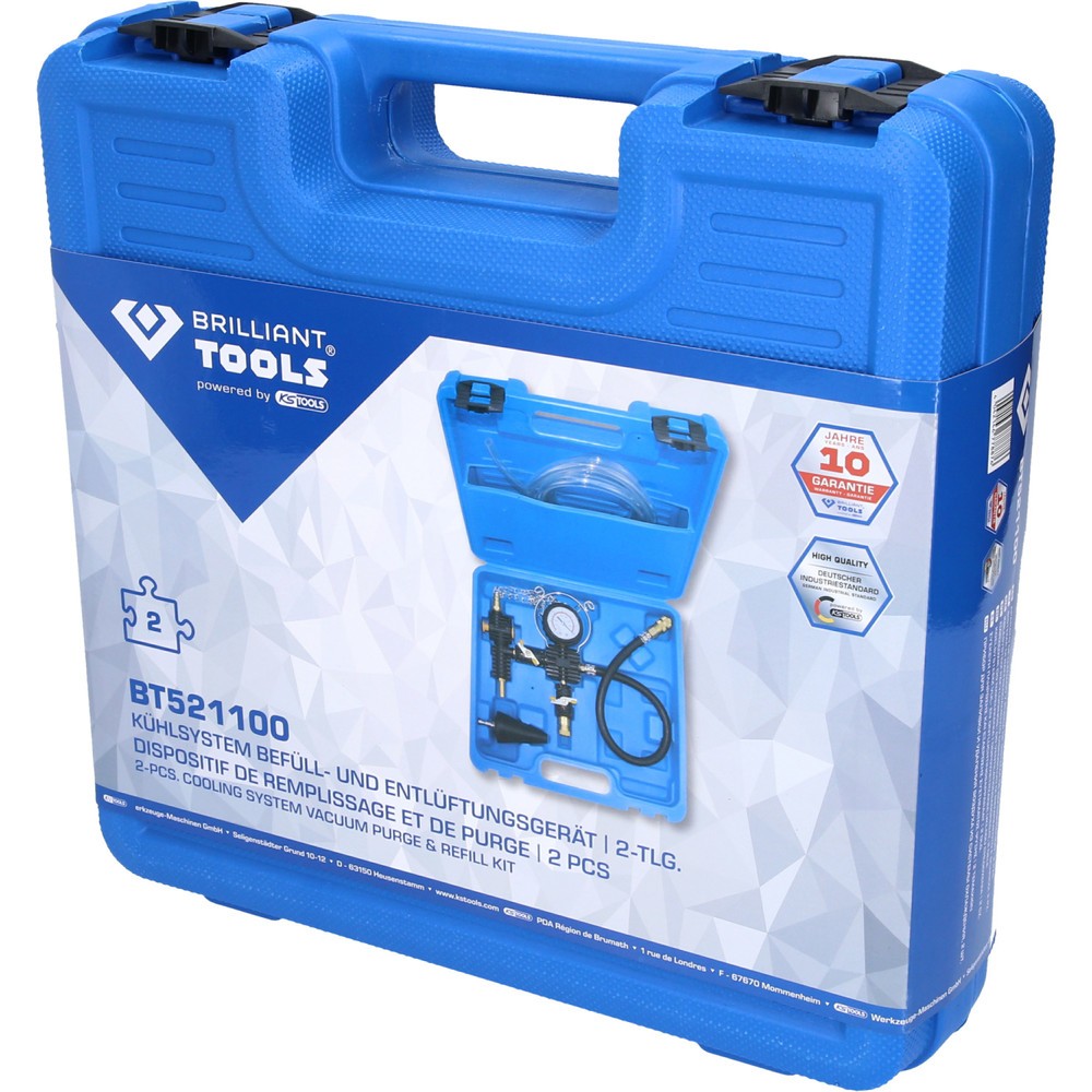 Produktabbildung Nr. 8: BRILLIANT TOOLS Kühlsystem Befüll- und Entlüftungsgerät, 4-tlg