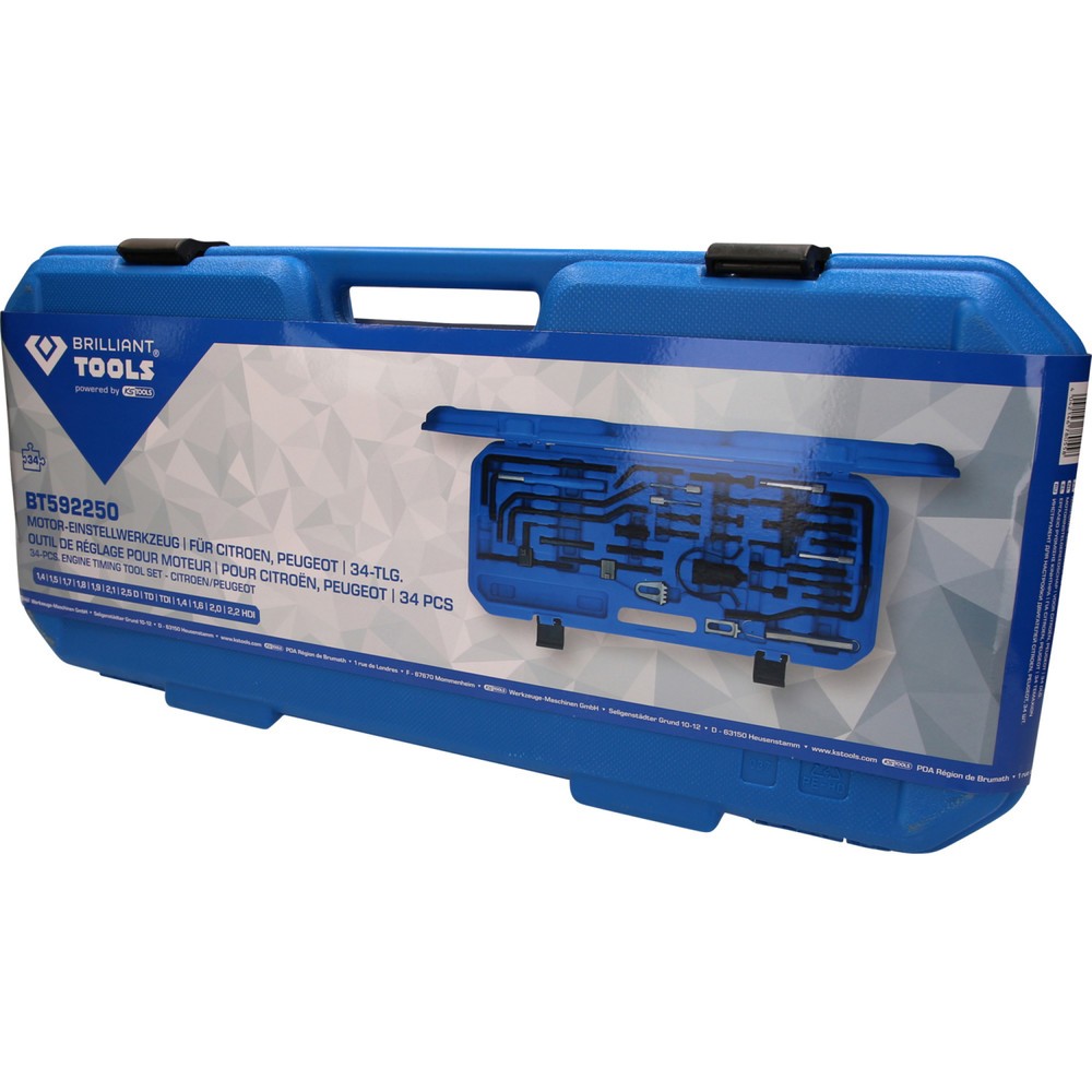 Produktabbildung Nr. 6: BRILLIANT TOOLS Motor-Einstellwerkzeug-Satz für PSA