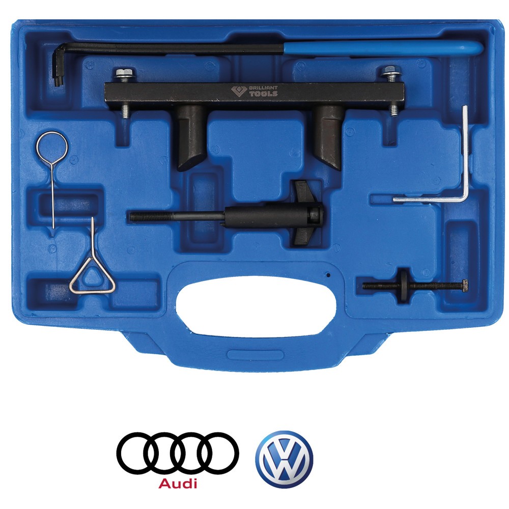 Produktabbildung Nr. 4: BRILLIANT TOOLS Motor-Einstellwerkzeug-Satz für VAG