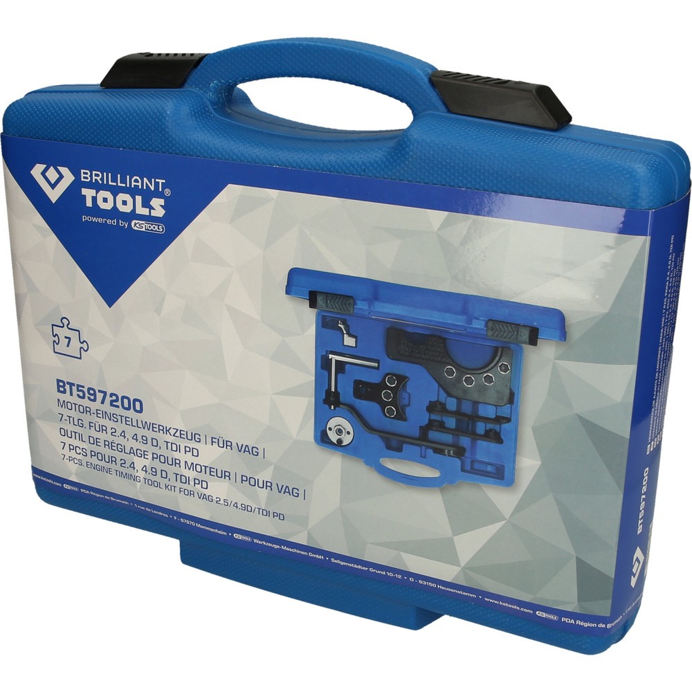 Produktabbildung Nr. 7: BRILLIANT TOOLS Motor-Einstellwerkzeug-Satz für VAG 2.5 und  4.9D  TDI Pumpe-Düse