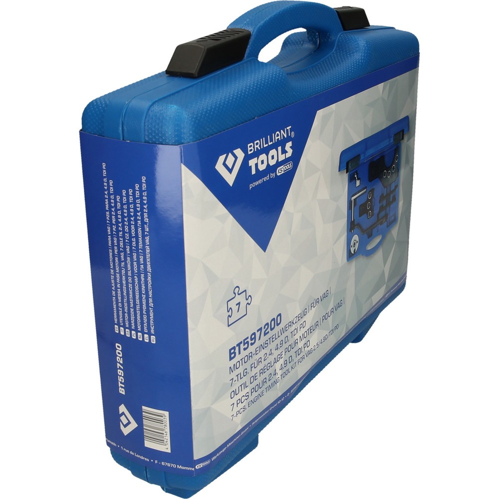 Produktabbildung Nr. 8: BRILLIANT TOOLS Motor-Einstellwerkzeug-Satz für VAG 2.5 und  4.9D  TDI Pumpe-Düse