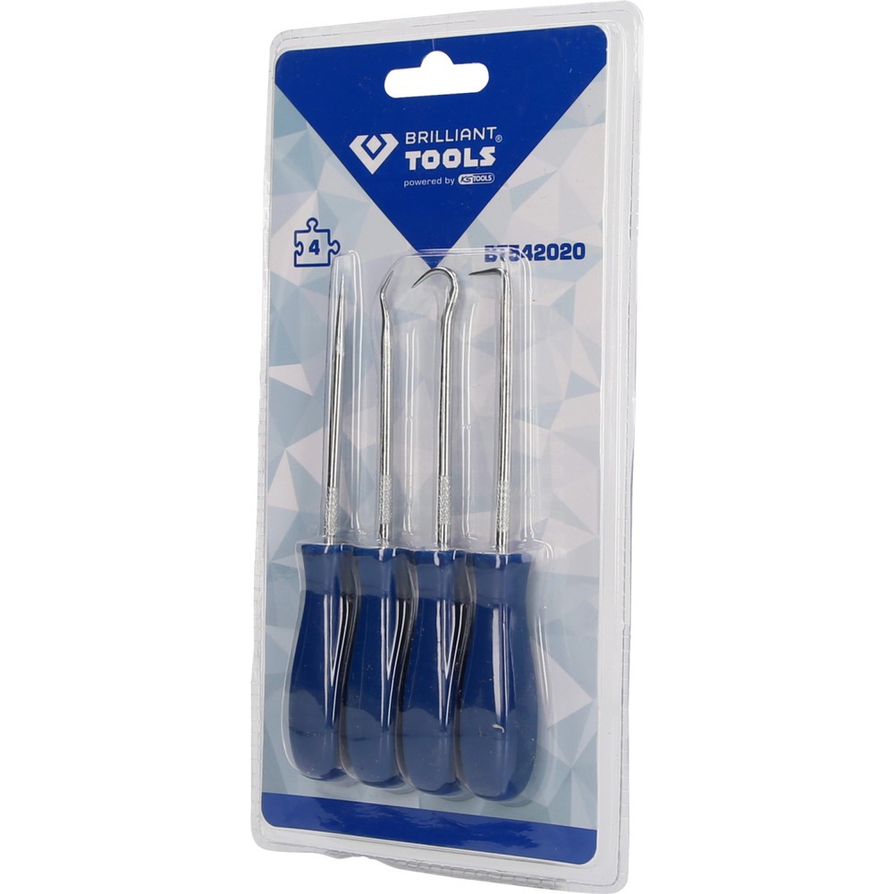 Produktabbildung Nr. 5: BRILLIANT TOOLS Nadel-Haken-Satz, 4-tlg