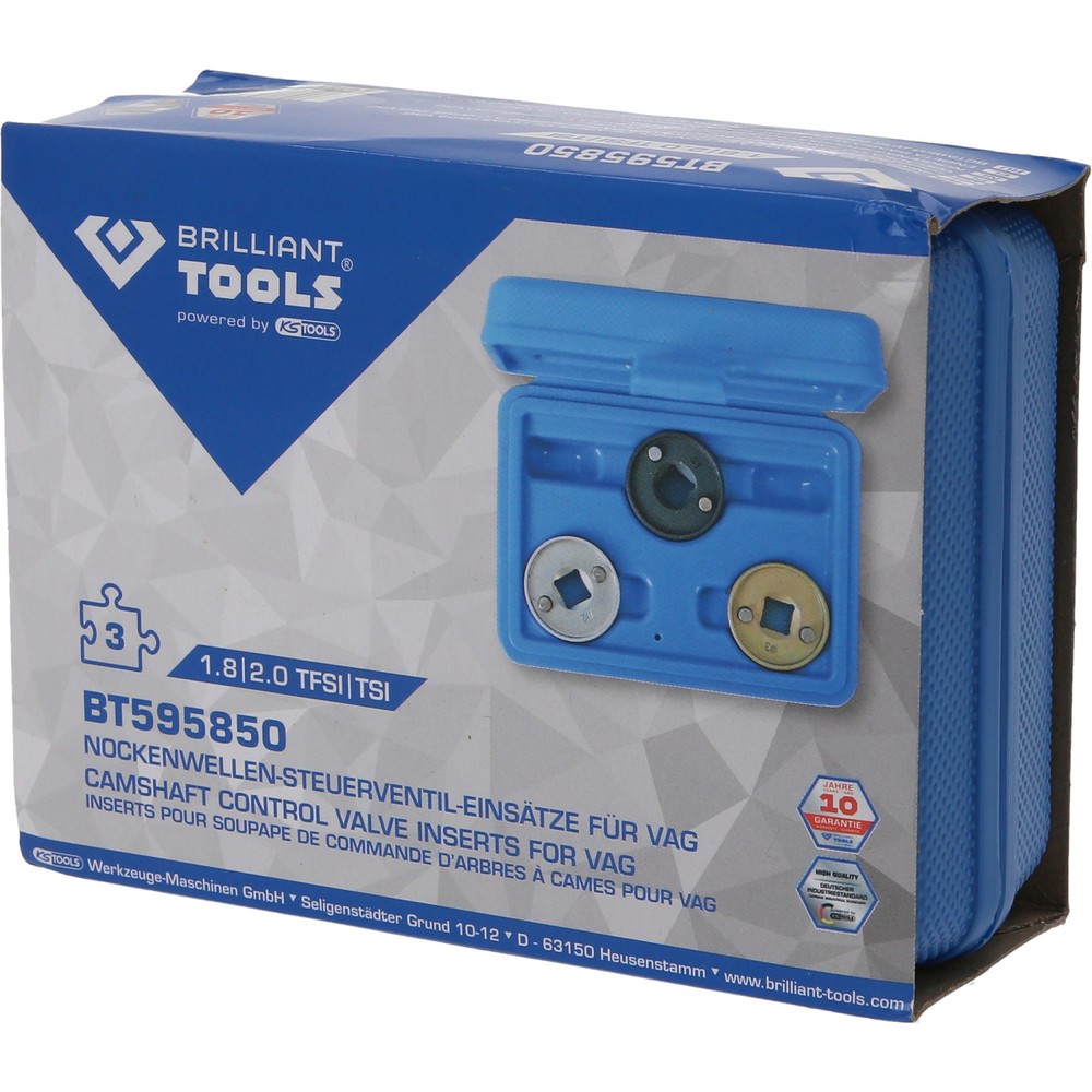 Produktabbildung Nr. 5: BRILLIANT TOOLS Nockenwellen-Steuerventil-Einsätze für VAG 1.8, 2.0 TFSI, TSI