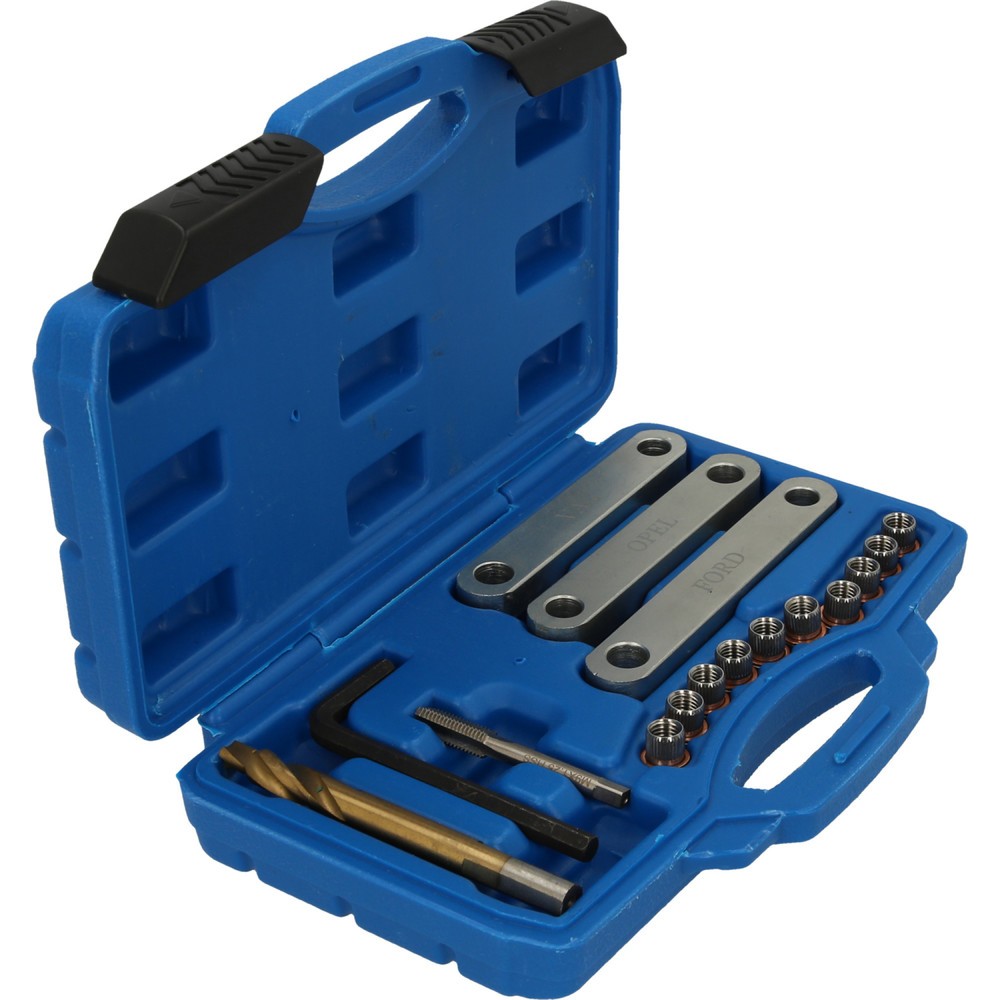 Produktabbildung Nr. 4: BRILLIANT TOOLS Reparatursatz für Bremsgewinde, M9 x 1,25, 16-tlg