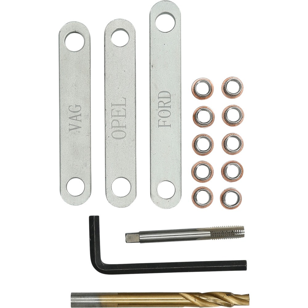 Produktabbildung Nr. 7: BRILLIANT TOOLS Reparatursatz für Bremsgewinde, M9 x 1,25, 16-tlg
