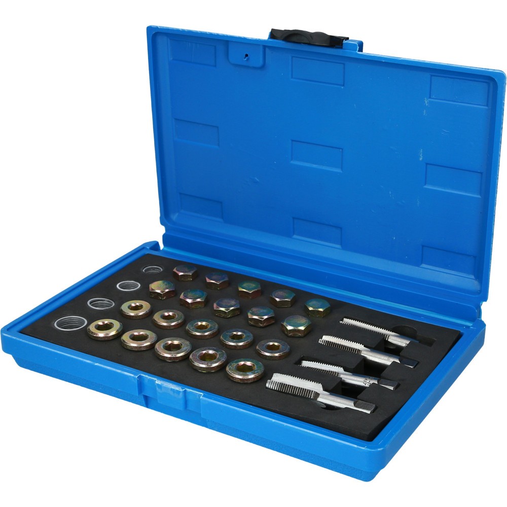 Produktabbildung Nr. 1: BRILLIANT TOOLS Reparatursatz für Öl-Ablassschrauben-Gewinde, 64-tlg