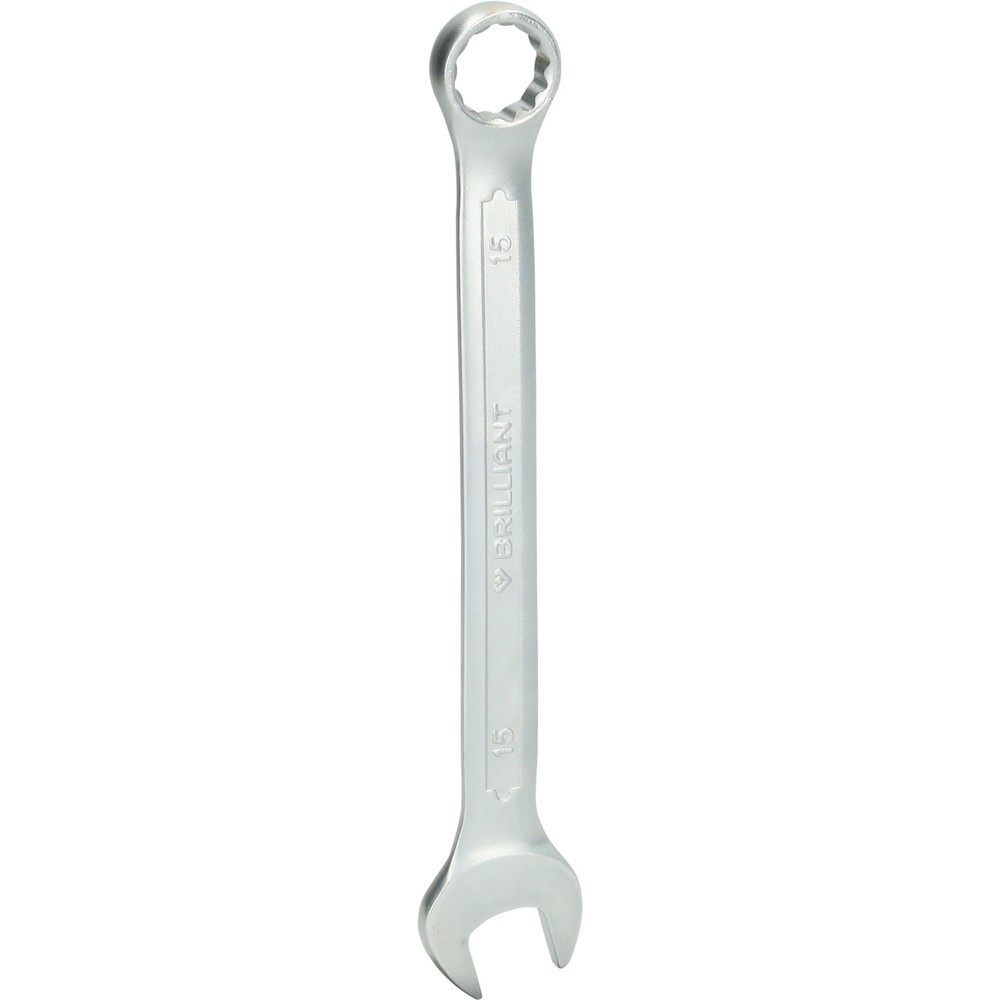 Produktabbildung: BRILLIANT TOOLS Ring-Maulschlüssel, 15 mm