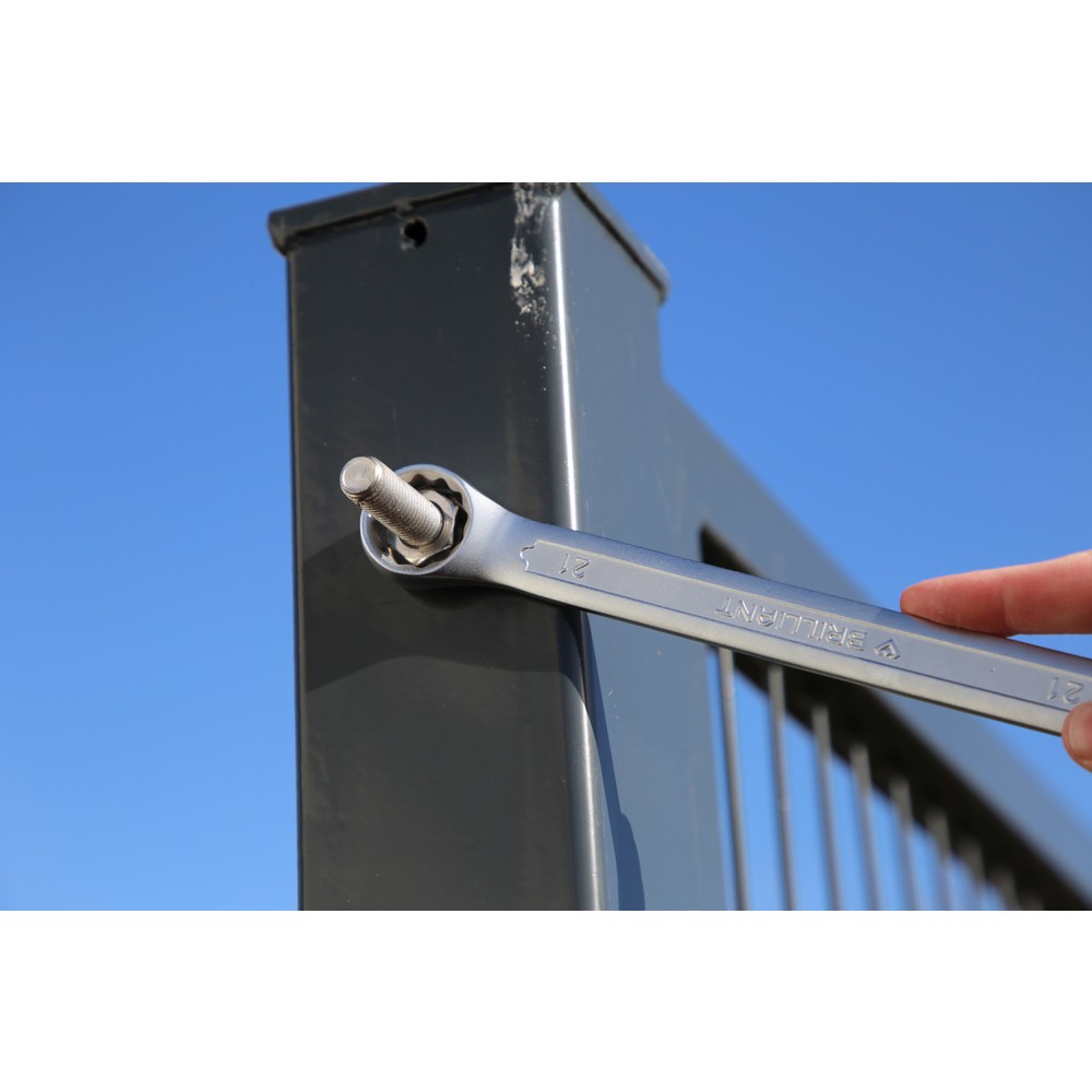 Produktabbildung Nr. 13: BRILLIANT TOOLS Ring-Maulschlüssel, 21 mm