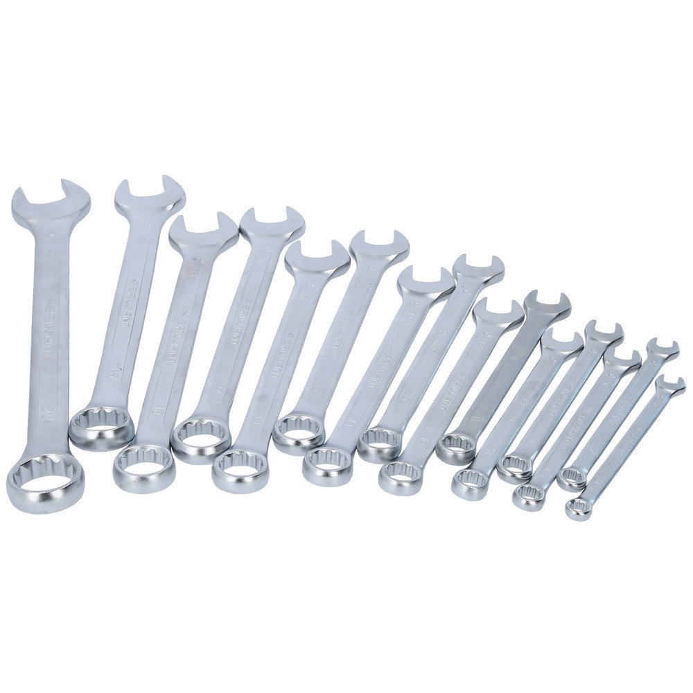 Produktabbildung Nr. 8: BRILLIANT TOOLS Ring-Maulschlüssel-Satz, 15-tlg