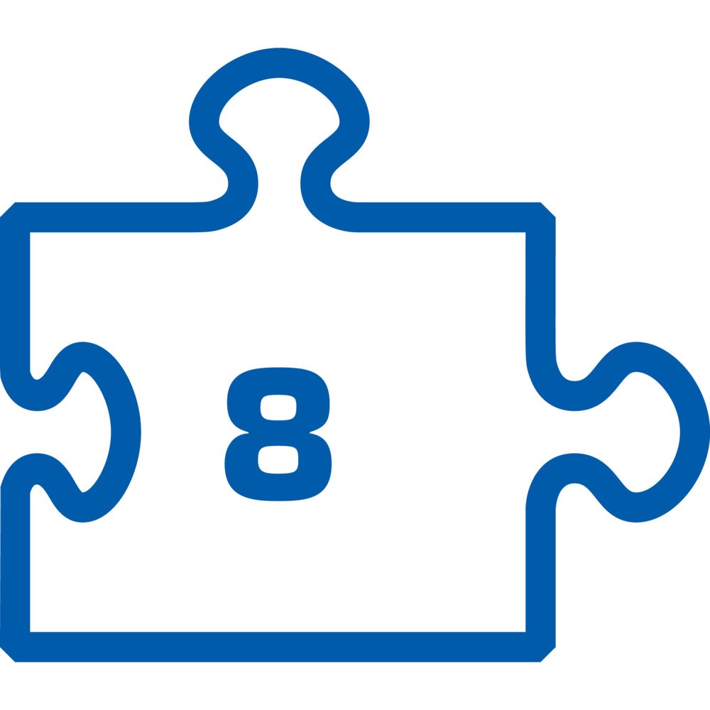 Produktabbildung Nr. 8: BRILLIANT TOOLS Montagewerkzeug für Stoßdämpfer mit Zuganschlagsfeder, 8-tlg