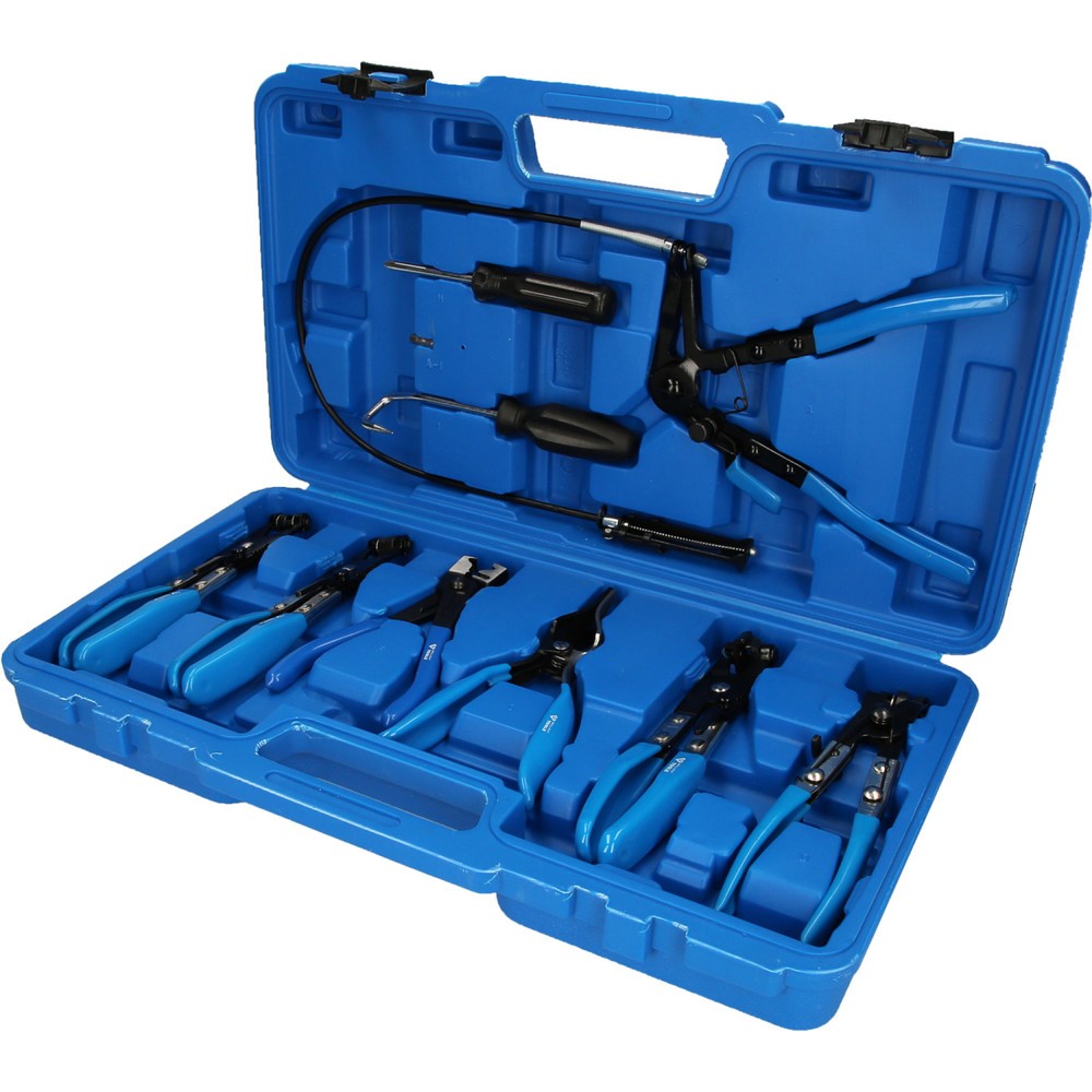Produktabbildung: BRILLIANT TOOLS Schlauchschellenzangen-Satz, 9-tlg