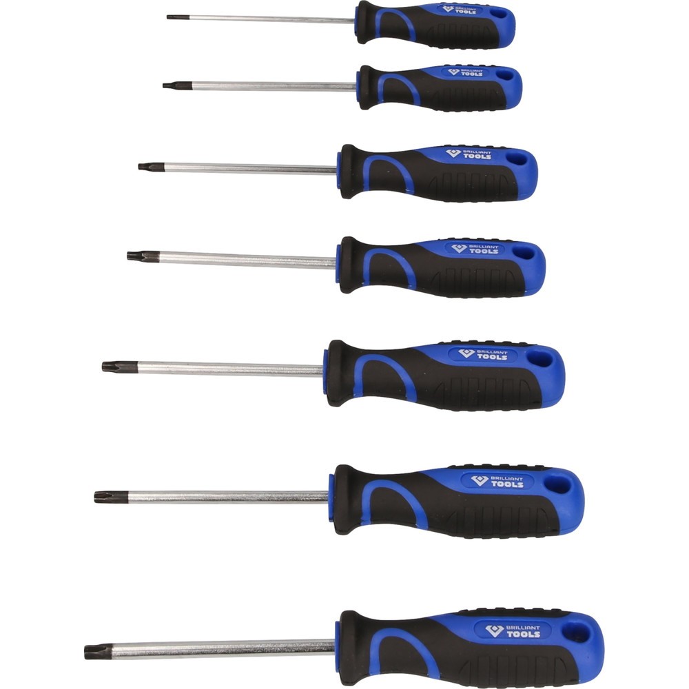 Produktabbildung Nr. 4: BRILLIANT TOOLS Schraubendreher-Satz, 7-tlg, Torx-Profil