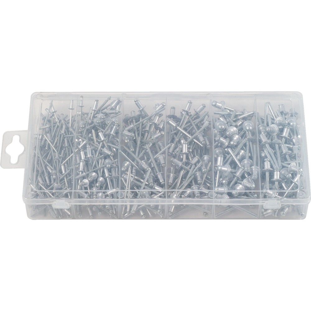 Produktabbildung Nr. 5: BRILLIANT TOOLS Sortiment Blindnieten, 400-tlg, 2, 4 - 3, 2 - 4 - 4, 8 mm