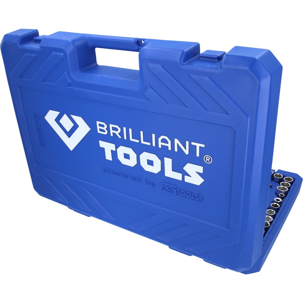 Produktabbildung Nr. 10: BRILLIANT TOOLS Steckschlüssel-Satz, 216-tlg, 1/4", 3/8", 1/2"