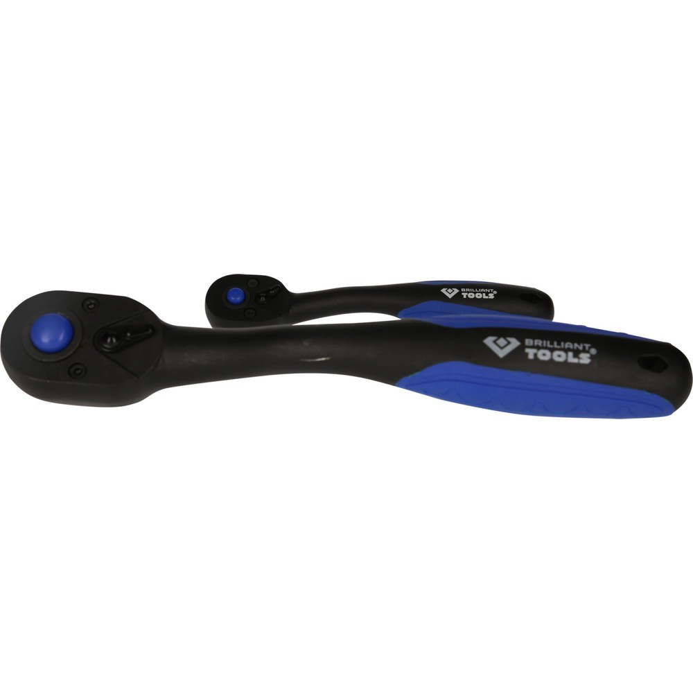 Produktabbildung Nr. 5: BRILLIANT TOOLS Umschaltknarren-Satz, 2-tlg, 1/4", 1/2"