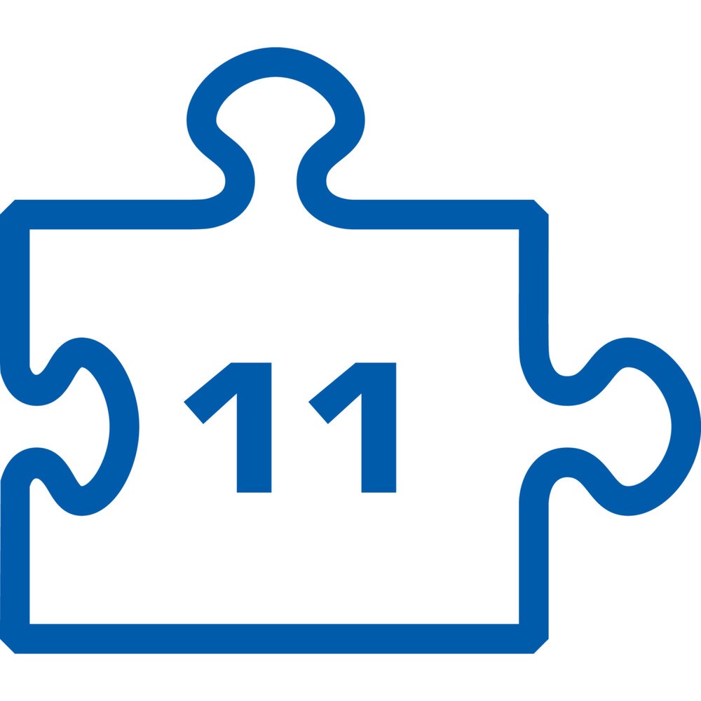 Produktabbildung Nr. 12: BRILLIANT TOOLS Zierleistenkeile-Satz, 11-tlg