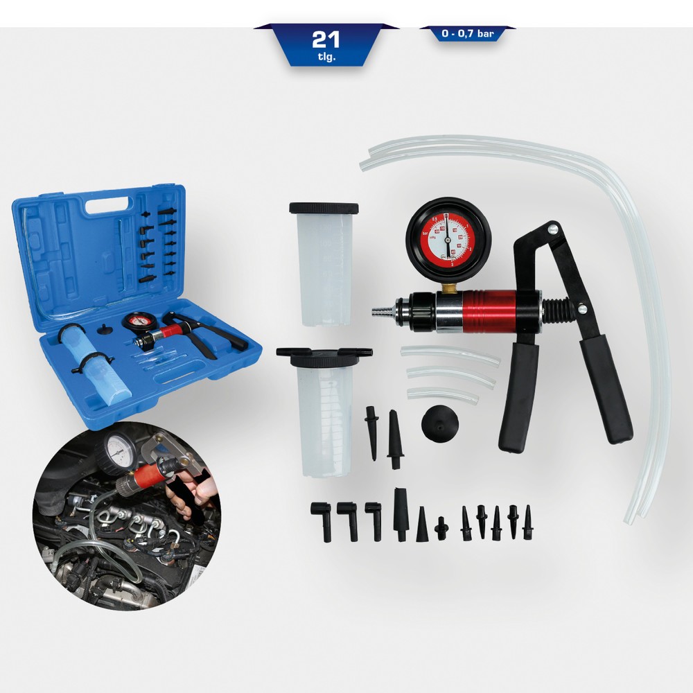 Produktabbildung Nr. 12: BRILLIANT TOOLS Vakuum-Druckpumpen-Satz, 21-tlg