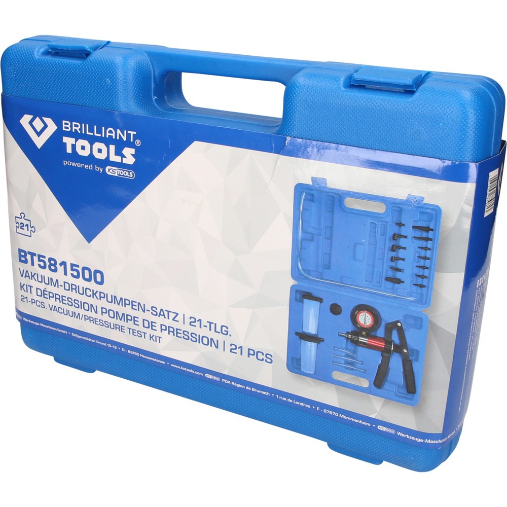 Produktabbildung Nr. 7: BRILLIANT TOOLS Vakuum-Druckpumpen-Satz, 21-tlg