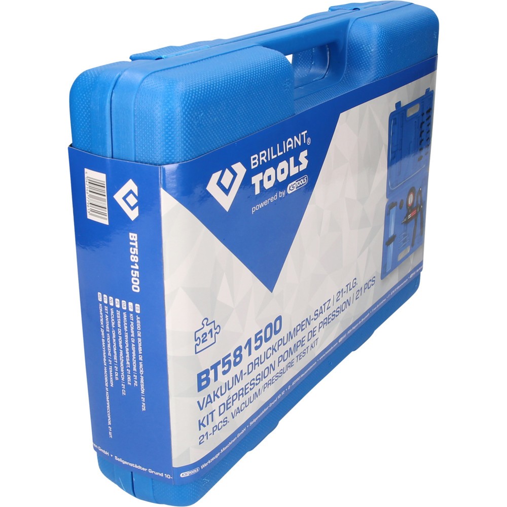 Produktabbildung Nr. 8: BRILLIANT TOOLS Vakuum-Druckpumpen-Satz, 21-tlg
