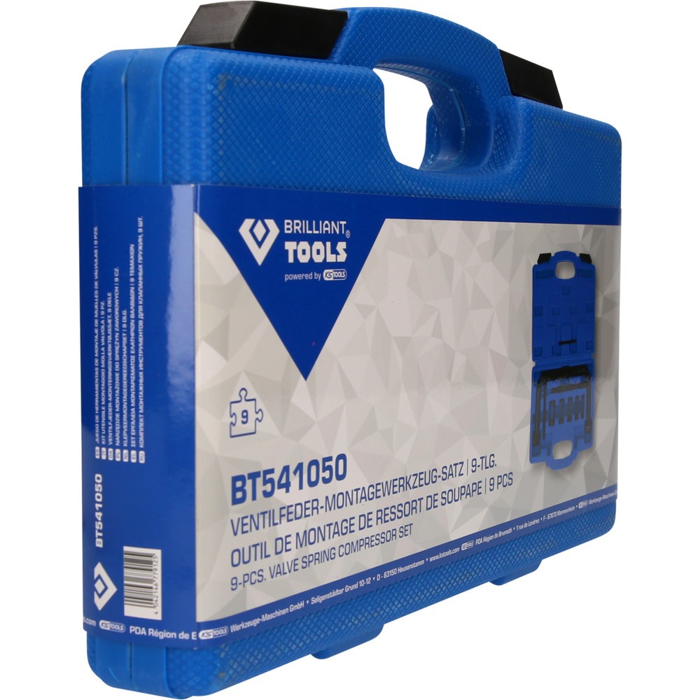 Produktabbildung Nr. 6: BRILLIANT TOOLS Ventilfeder-Montagewerkzeug-Satz, 9-tlg
