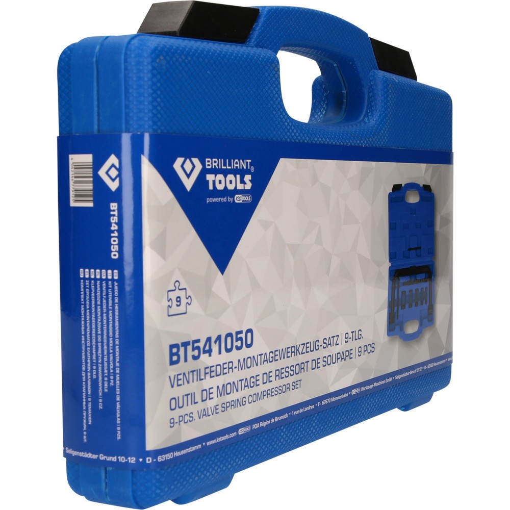 Produktabbildung Nr. 8: BRILLIANT TOOLS Ventilfeder-Montagewerkzeug-Satz, 9-tlg