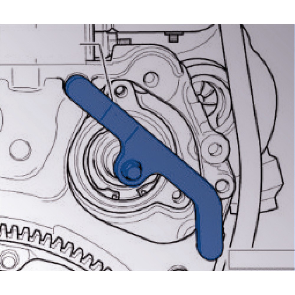 Produktabbildung Nr. 10: BRILLIANT TOOLS Wasserpumpen-Ausbauwerkzeug für Volkswagen