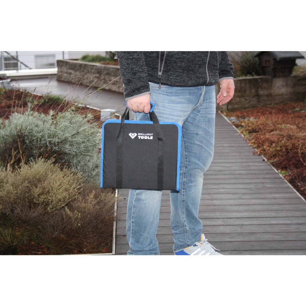 Produktabbildung Nr. 18: BRILLIANT TOOLS Werkzeug-Nylontasche, 58-tlg