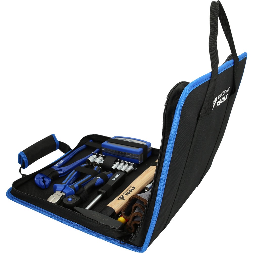 Produktabbildung Nr. 2: BRILLIANT TOOLS Werkzeug-Nylontasche, 58-tlg