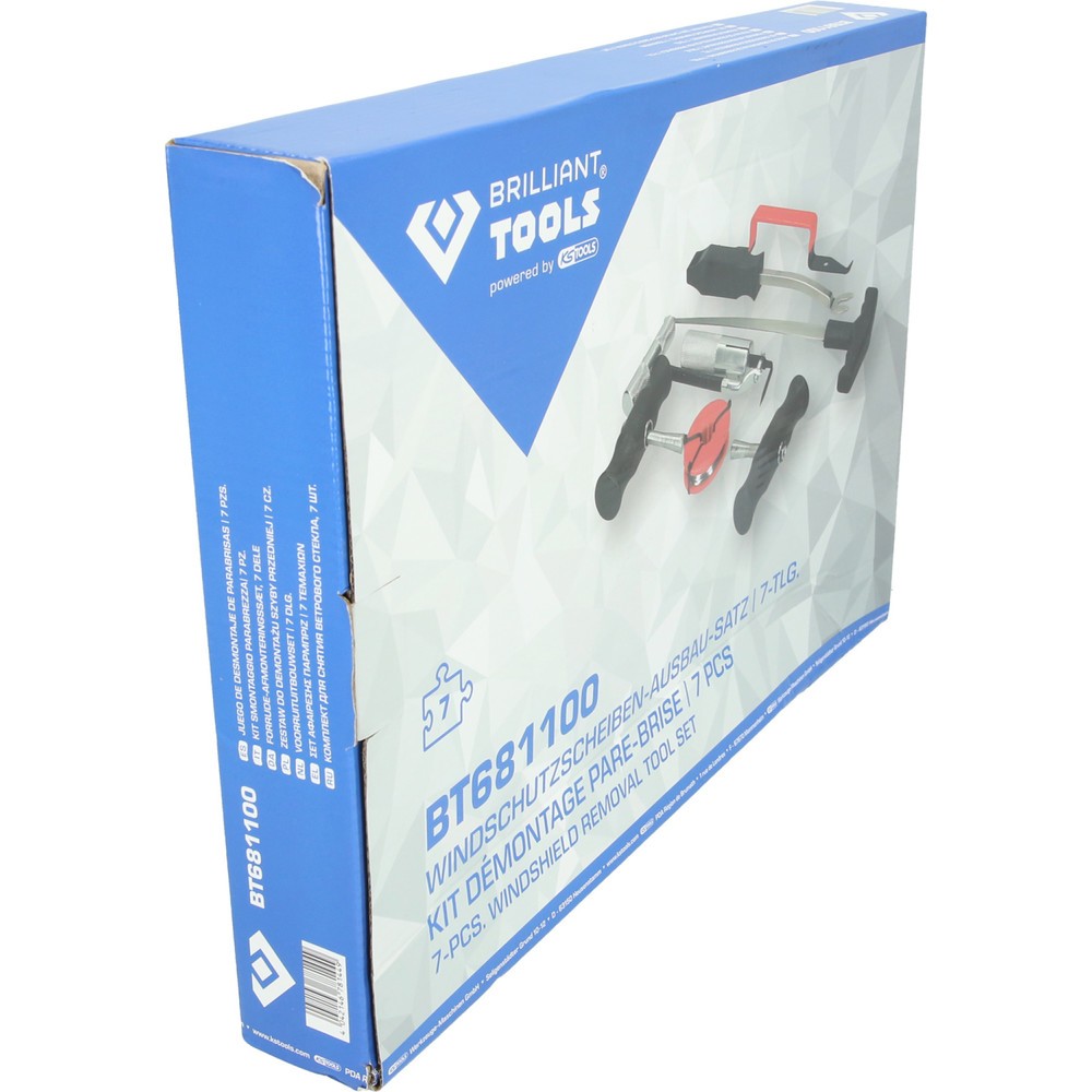 Produktabbildung Nr. 7: BRILLIANT TOOLS Windschutzscheiben-Ausbau-Satz, 7-tlg