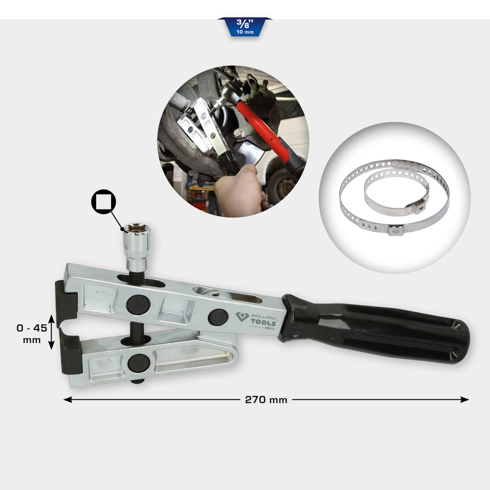 Produktabbildung Nr. 12: BRILLIANT TOOLS Zange für Achsmanschetten-Klemmen, Drehmomentbetrieb